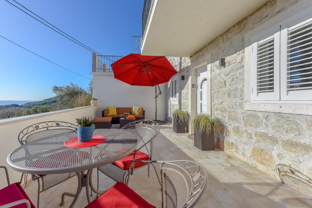 Polly Apartments With Swimming Pool Babino Polje Dış mekan fotoğraf